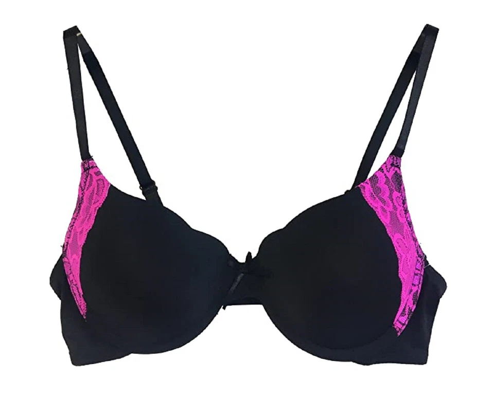 Sujetador Rampage Intimates Push Up festoneado acolchado con aros ribete de encaje 500988 Foto 1 de 4