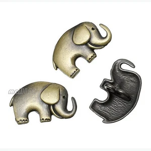 6 piezas Antiguo Bronce Metal Adorable Elefante Botón Costura Abrigo Embellecimiento 25 mm - Imagen 1 de 2
