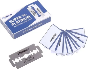 FLYDEAR - 10 LAMES DE RASOIR DE SURETÉ SUPER PLATINIUM - Foto 1 di 1