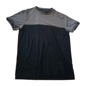 Denim & Flower grau & schwarz Ricky Singh Größe L 42 Herren T-Shirt - Bild 1 von 5