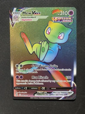 Mew VMAX (Secret) 268/264 Swsh08: Fusion Strike Pokémon NM - Image 1 of 2