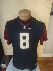 Florida State Seminoles #8 Nike Youth XL Black Football Jersey NCAA - Picture 1 of 7