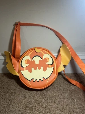 Bolso Bandolera Disney Bio World Stitch Pumpkin Jack O Lantern Brilla en la Oscuridad Foto 1 de 4