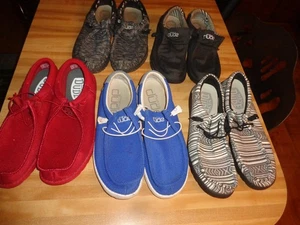5 PAAR Hey Dude Herren Mokassins US 14 Freizeitschuhe - Bild 1 von 7