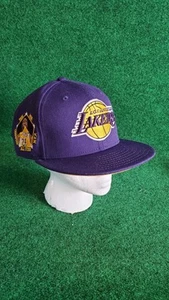 New Era 2016 Champion NBA Los Angeles Lakers Kobe #24 Purple Snap back Hat - Picture 1 of 7