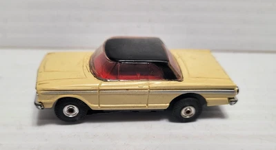 VINTAGE AURORA MODEL MOTORING TJET FORD FALCON SLOT CAR - Image 1 of 4