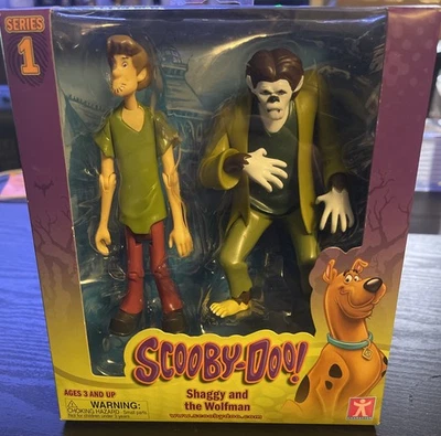 Paquete de 2 figuras de acción Charter Scooby-Doo Shaggy & The Wolfman serie 1 nuevas en caja Foto 1 de 4