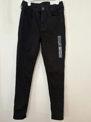 AMERICAN EAGLE Black High Rise Jegging Size 4 Short Petite - Image 1 of 4