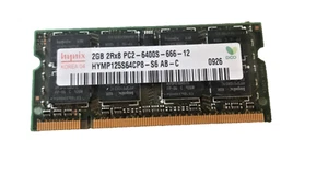 Hynix PC2-6400 2GB SO-DIMM 800 MHz PC2-6400 DDR2 Pamięć (HYMP125S64CP8-S6) - Zdjęcie 1 z 1