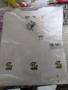 BNWT Uniqlo UT Final Fantasy 35th Anniversary White T-shirt Men Size S - Picture 1 of 2