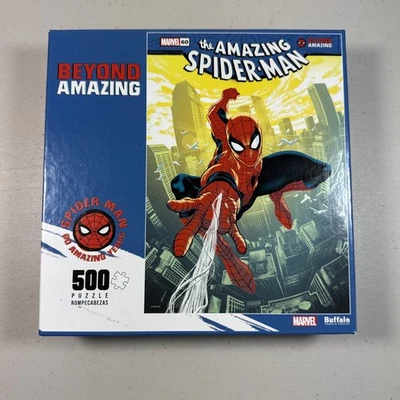 Rompecabezas Buffalo Marvel Spider-Man 500 piezas 15"x21,25" ~Sellado de fábrica~ Foto 1 de 4