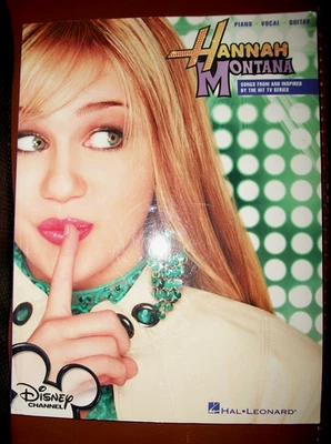 Disney Channel Hannah Montana Miley Cyrus Songbook Piano Vocal Guitar - Image 1 of 4