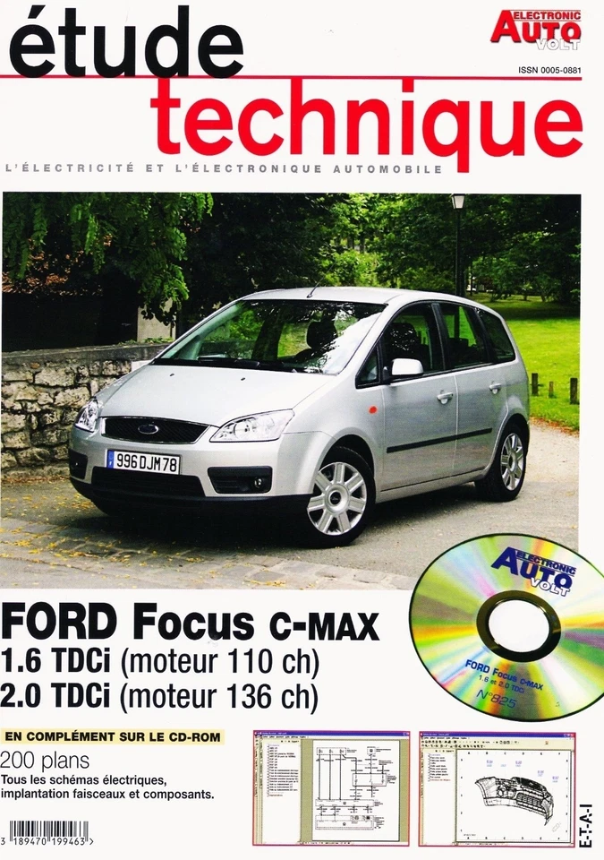 MANUALE RECENSIONE RIPARAZIONE AUTO PDF FORD EAV 825 - FOCUS C-MAX motori 1.6... - Immagine 1 di 1