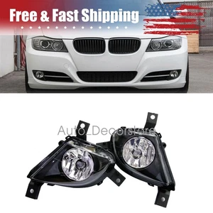 Front Bumper Replace Clear Fog Lights Lamps Pair For BMW E90 E91 328i 335i 09-11 - Foto 1 di 12