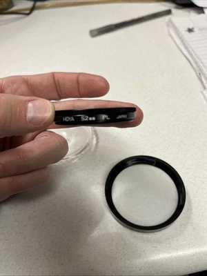 Hoya 52mm Circular Polarizer Lens Filter with Case - Image 1 of 2