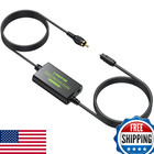 LiNKFOR 192kHz Coaxial to Optical Audio Converter 6.6FT Cable SPDIF Toslink