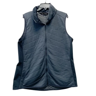 Under Armour Women's Coldgear Reactor Vest Black Zip Up Golf Size XL - Image 1 of 4