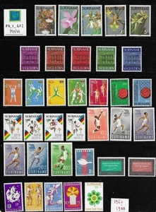 FS_1_402 SURINAME - Valuable collection of 1960-1988 stamps. MNH - Picture 1 of 1
