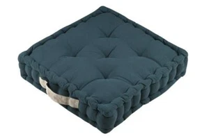 Dekokissen Bodenkissen Sitzkissen Bodensitzkissen 45 cm kobalt Baumwolle Deko - Bild 1 von 1