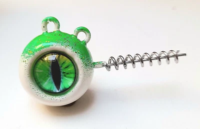 Screw-in Schraubkopf Federjig Jigkopf Vertikaljig Spiraljig pelagic head Kopf 3D - Bild 1 von 4