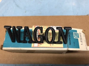 NOS Buick Estate Station WAGON emblem nameplate Genuine GM 1970 1971 1972 1973 - Bild 1 von 4