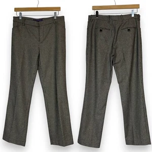 Vintage Ralph Lauren Collection Purple Label Cashmere Pants 8 Houndstooth - Picture 1 of 13