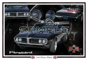 1968 Pontiac Firebird Convertible Poster Print - Picture 1 of 1