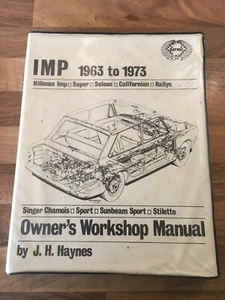 Hillman Imp Stiletto Chamois Sunbeam Sport (1963-1973) Haynes Workshop Manual - Picture 1 of 2