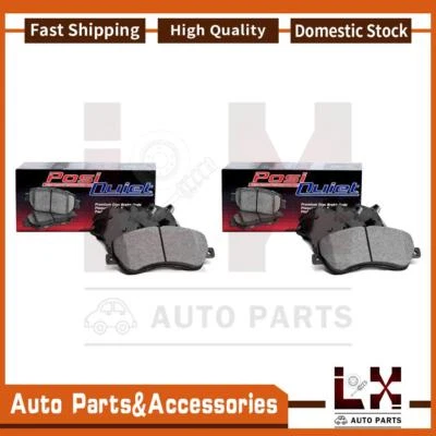 Posi Quiet Front Rear Disc Brake Pad Set of 8PCS For Infiniti G35 2004 2003 - Image 1 of 4