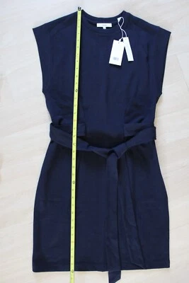 VINCE Short Sleeve Tie Waist Belted Mini Dress - Black - Size XS  NWT - Image 1 of 4