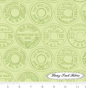 RILEY BLAKE, FRISCH, BEST OF SHE WHO SEWS, LOW VOLUMN FABRIC, PRICED @ 1/2 YD - Picture 1 of 2