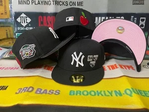 New Era New York Yankees Interstate Custom 59Fifty Black Neu Apple - Bild 1 von 6