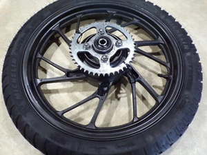 Honda CBF 125 15 -20 rear back wheel & VG tyre 16 17 18 19 - Picture 1 of 3