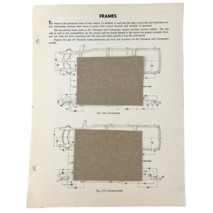 1950 Studebaker Manual Frame Specs Repair Maintenance Champion Commander Vtg - Picture 1 of 1