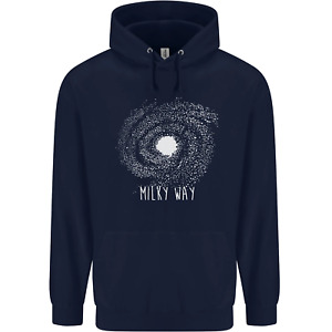 The Milky Way Astronomy Solar System Planet Mens 80% Cotton Hoodie