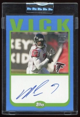 2004 Topps Michael Vick Signature Edition Auto Blue /50 #A-MV Factory Sealed! - Image 1 of 2