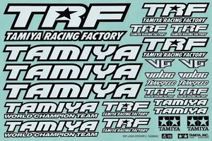 Tamiya brand TRF marking sticker for 1:10 RC car or truck. part #42164 - Picture 1 of 2