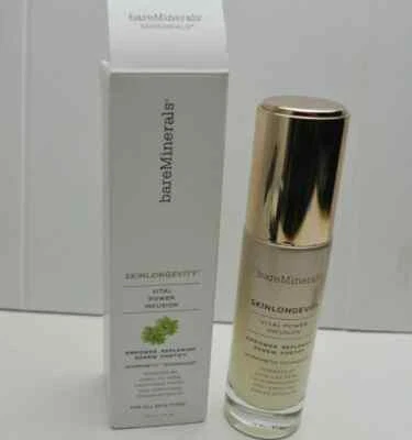 bareMinerals SkinLongevity Vital Power Infusion Serum ~ 1 oz / 30ml ~ NEW IN BOX - Image 1 of 4