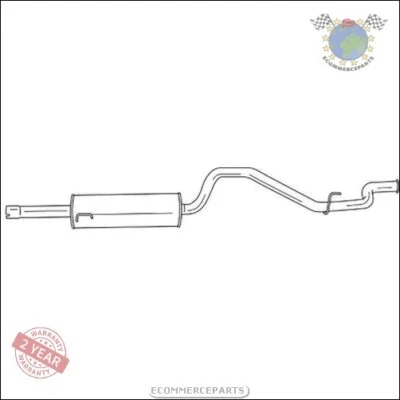 Silencieux d'échappement Arrière Sigam pour FORD TRANSIT D lqc - Photo 1/3