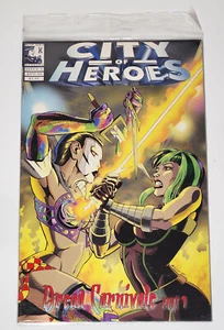 Blue Knight Studios City of Heroes #3 agosto 2004 in perfette condizioni in confezione sigillata - Foto 1 di 24