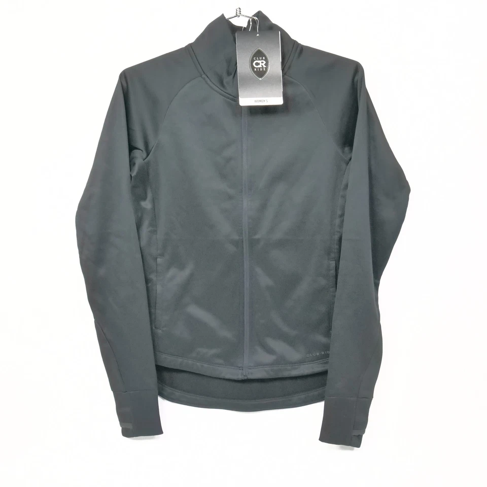 Club Ride Whirl Jacket Women's Small Long Sleeve Black Full Zip - Image 1 of 2