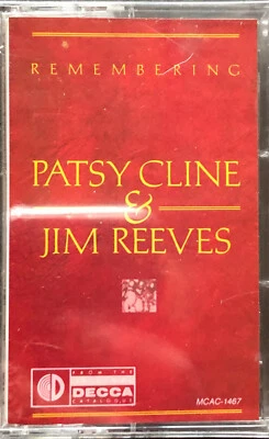 PATSY CLINE & JIM REEVES "Remembering" Cassette Tape New In Wrap Decca 1988 - Image 1 of 4