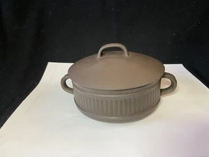 Vintage Dansk Design IHQ Denmark Flamestone Fluted Brown Sugar Bowl/Casserole - Picture 1 of 4
