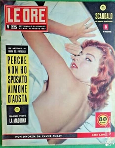 ABBE LANE - Rivista Di Attualita' N.225 del 1957 -RIF.7607 - Foto 1 di 1