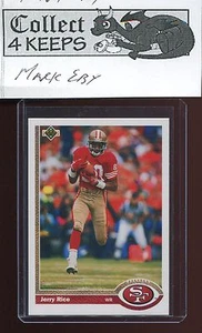 1991 Upper Deck #57 Jerry Rice (HoF San Francisco 49ers) - Picture 1 of 2