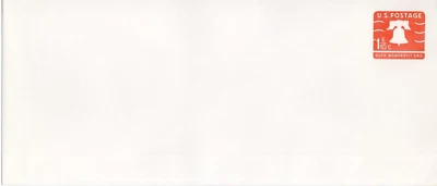 US Postal Stationery #U548a 1969 Mint Envelope Entire Liberty Bell - 1 6/10 Cent - Image 1 of 2