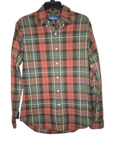 Vintage Ralph Lauren Slim Fit Holzfäller Hipster Karo Button Down Hemd Gr. M - Bild 1 von 6