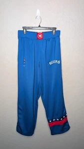 Vintage Nike Herren mittelblau NBA Philadelphia Sixers Y2K Basketball Aufwärmhose - Bild 1 von 8