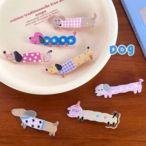 Stylish Cartoon Dog Hairclips - Plastic Animal Barrettes Women Hair Accessories - Picture 1 of 20