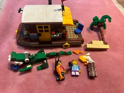 LEGO Creator: Casa flotante Riverside (31093) Minifigura retirada Cocodrilo Foto 1 de 4